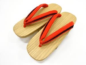 鼻緒ビロード　下駄(23センチ)